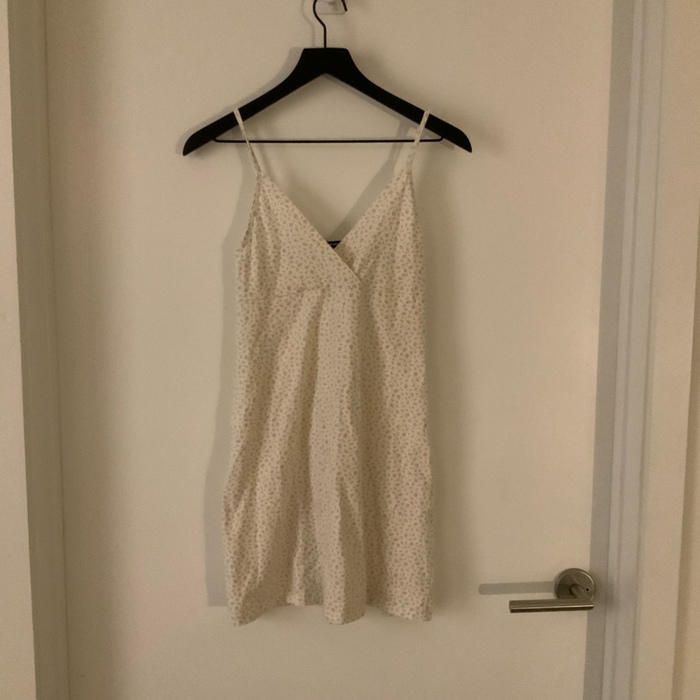 Brandy Melville Cream High Low Dress